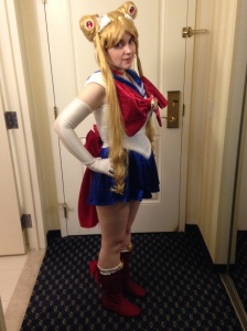Me as Sailor Moon 2014 ~ Ahhhhh this one was my fav to do but it's been a long time and I've learned a lot from other people cosplaying and I've definitely improved my cosplay game and it'll be very exciting to see how much better I look now. 